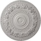 Ekena Millwork Rose Ceiling Medallion (Fits Canopies up to 13 1/2"), 33 7/8"OD x 2 3/8"P, Ultra Pure White CM33ROUWF - alternate 1